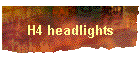 H4 headlights