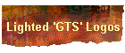 Lighted 'GTS' Logos